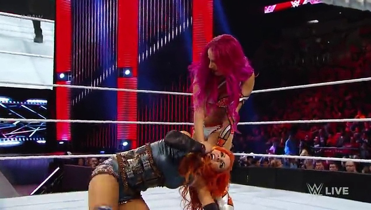 Becky Lynch vs. Sasha Banks_ Raw_ January 25_ 2016