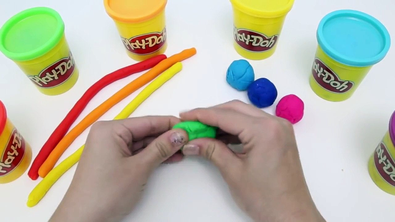 Play Doh Rainbow play dough Arcoiris by Unboxin...