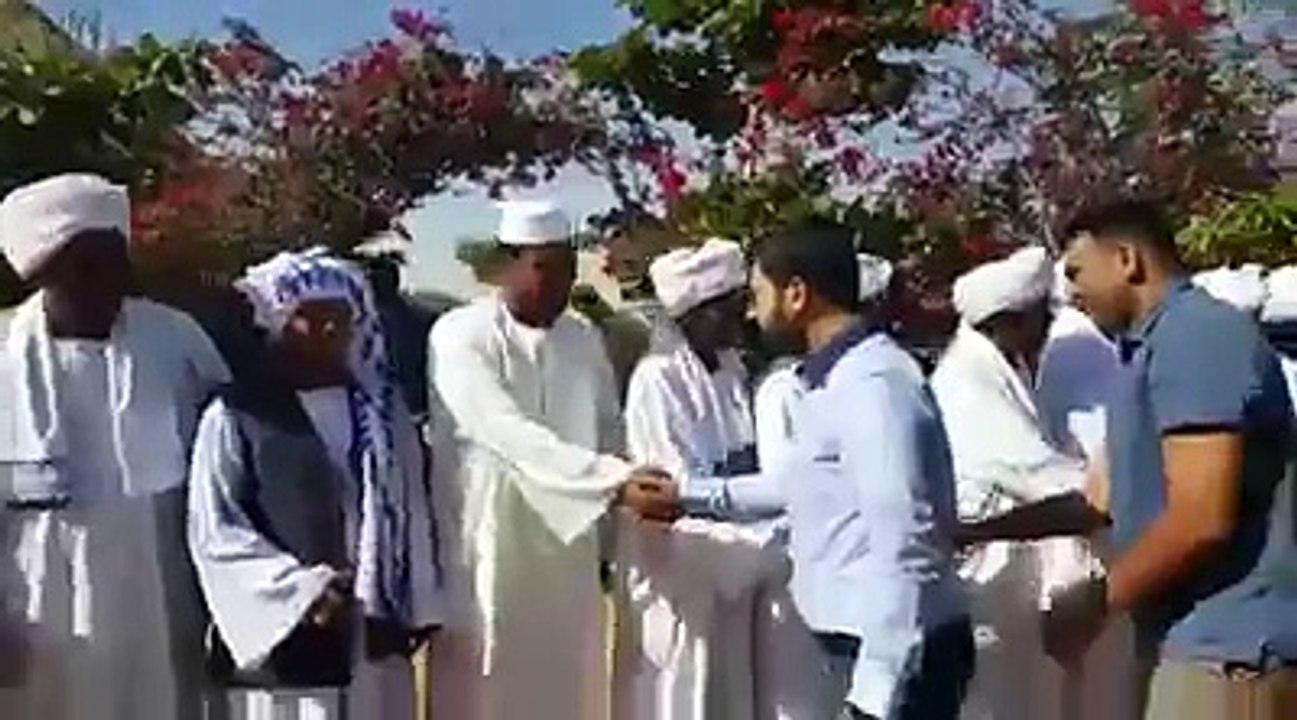 Warm Welcome by Government and people of Sudan to Sahibzada Sultan Bahadar Aziz sab, Team Pakistan and other teams