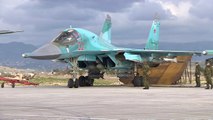 Inside Russian airbase launching Syria strikes - BBC News
