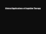 [PDF Download] Clinical Applications of Cognitive Therapy [PDF] Full Ebook
