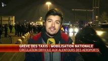 Mobilisation des taxis : un incident grave à Orly