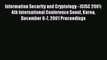 [PDF Download] Information Security and Cryptology - ICISC 2001: 4th International Conference