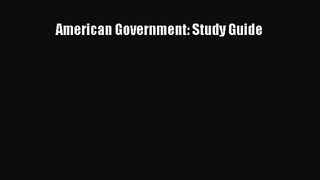 [PDF Download] American Government: Study Guide [PDF] Full Ebook