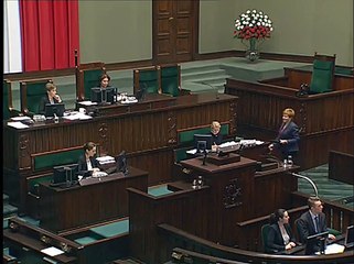 Poseł Urszula Augustyn - Wystąpienie z dnia 29 grudnia 2015 roku.