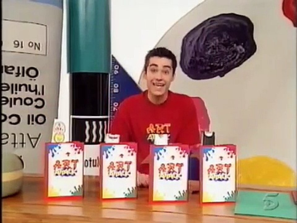 Art Attack  capítulo 034 - Guarda páginas y Cuadro con Flores. Jordi Cruz