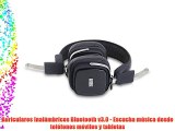 August EP634 - Auriculares On-ear Bluetooth Inal?mbricos con bater?a interna recargable micr?fono