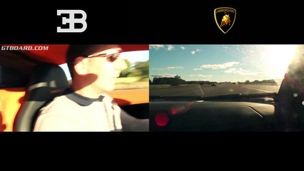 Ultra HD 4K Drag RACE Bugatti Veyron Vitesse vs Lambo Aventador vs BMW S1000RR presented b