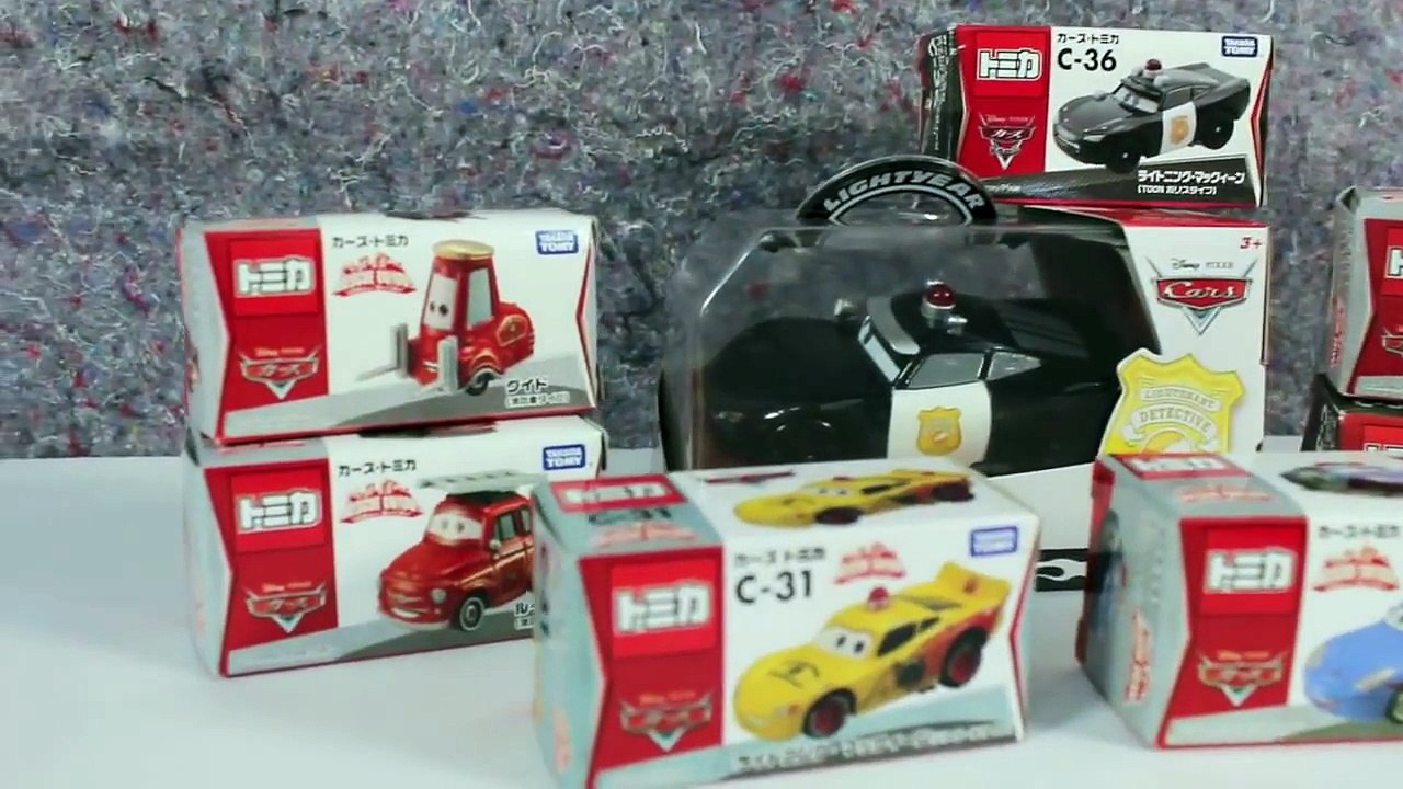DISNEY CARS RESCUE GO! GO! SQUAD TOY SET TOMICA VEHICLES