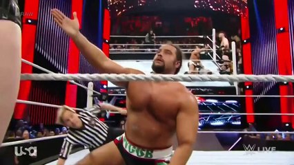 Roman Reigns & Dean Ambrose v/s Russev & Shaemus, Raw Jan 25, 2016