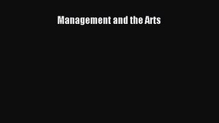 (PDF Download) Management and the Arts PDF