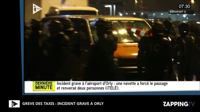 Grève des taxis : Incident grave à l’aéroport d’Orly ! (Vidéo)