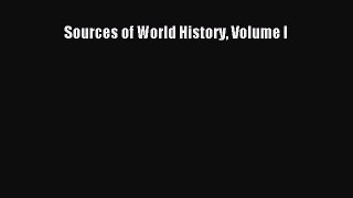[PDF Download] Sources of World History Volume I [Download] Online