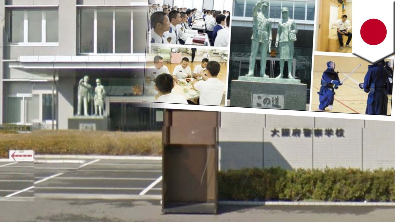 警察学校で後輩の腕にアイロン