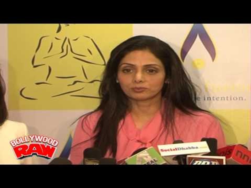 Sridevi At Cosmic Fusion Yoga Studio