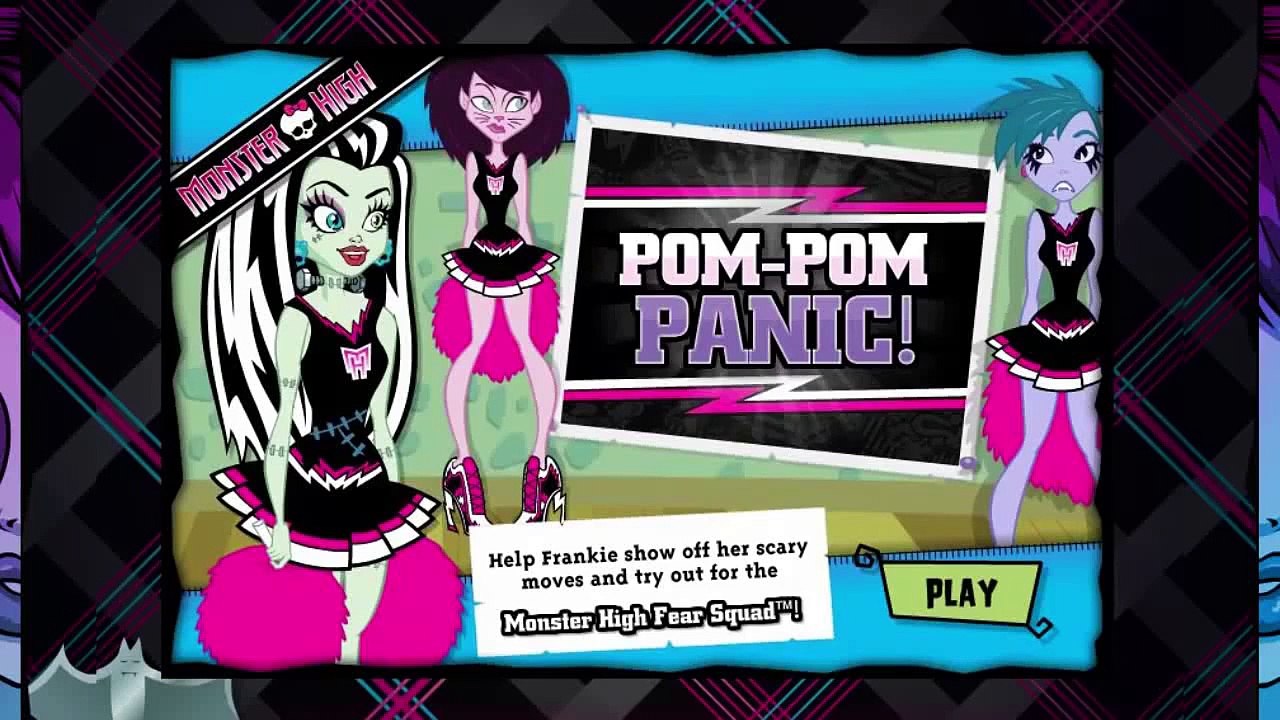 Monster High: Pom Pom Panic - Cartoon Full Game Episodes Gameplay in English