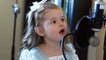 3yo adorable Girl sings "Little Mermaid" Theme Song