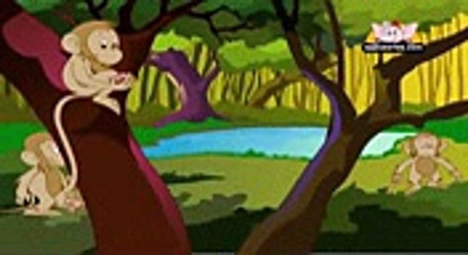 Monkies Short animated film Best Kids Cartoons For Education Full HD