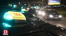 Les taxis débutent leur journée de blocage à Toulouse et Blagnac