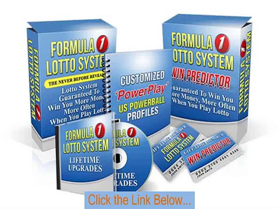Formula 1 Lotto System