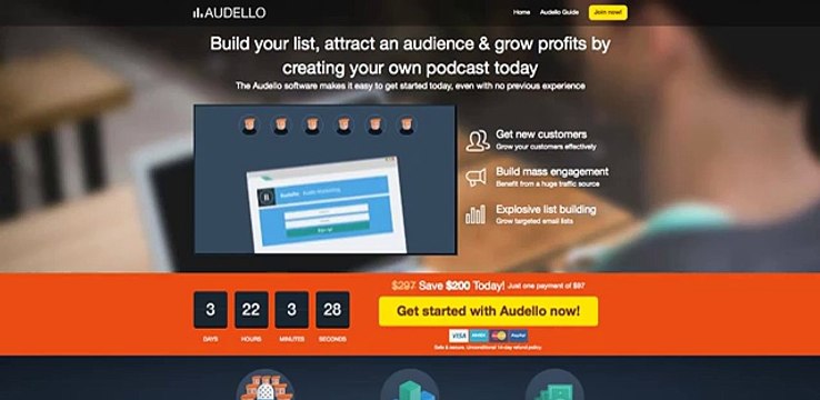 Audello The Traffic Getting, List Building Podcast Platform