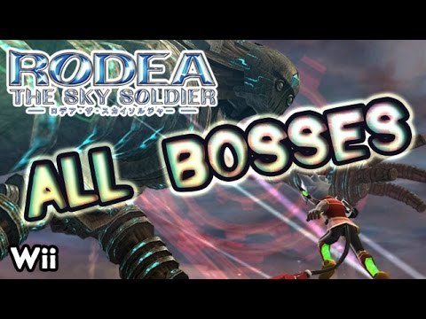 Rodea the Sky Soldier All Bosses | Boss Battles (Wii)