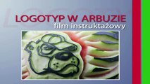 009.Kurs carvingu za darmo - grafika na arbuzie _ Free carving course - logo on watermelon