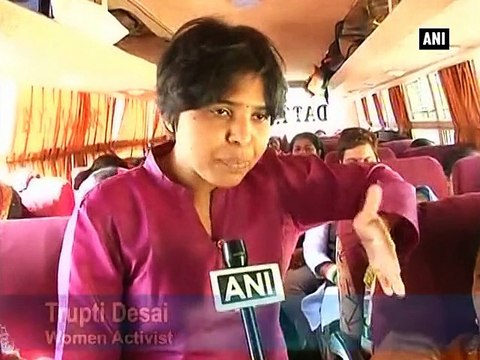 Women activists enroute Shani Shignapur Temple