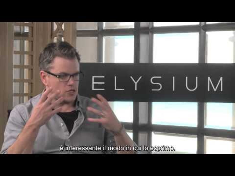 Elysium - Screenweek intervista Matt Damon | HD