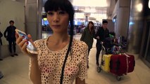 X17 EXCLUSIVE Bai Ling Shares Her Oscar Predictions At LAX: Leonardo DiCaprios Going To W