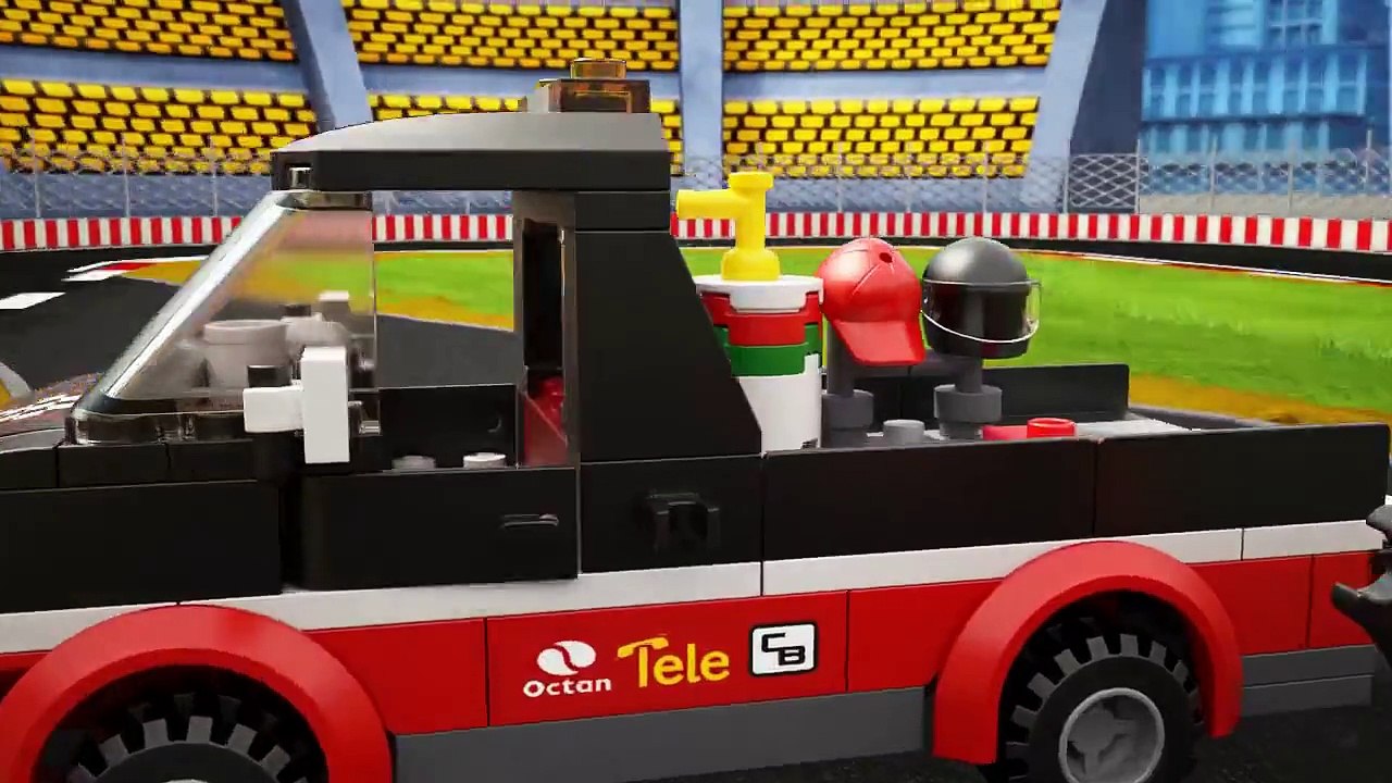 Smyths Toys - LEGO City Racing Bike Transporter 60084