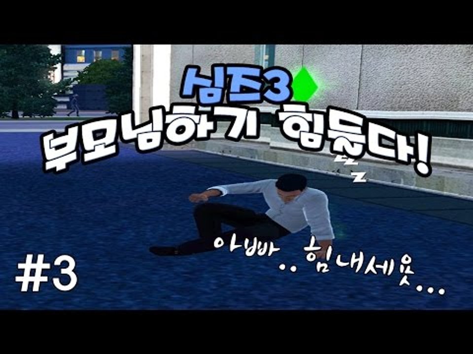 [다주] 하... 돈이란 중요한것... 부모님짱! *3편 [Sims3/심즈3] 모두가 잠든 후에