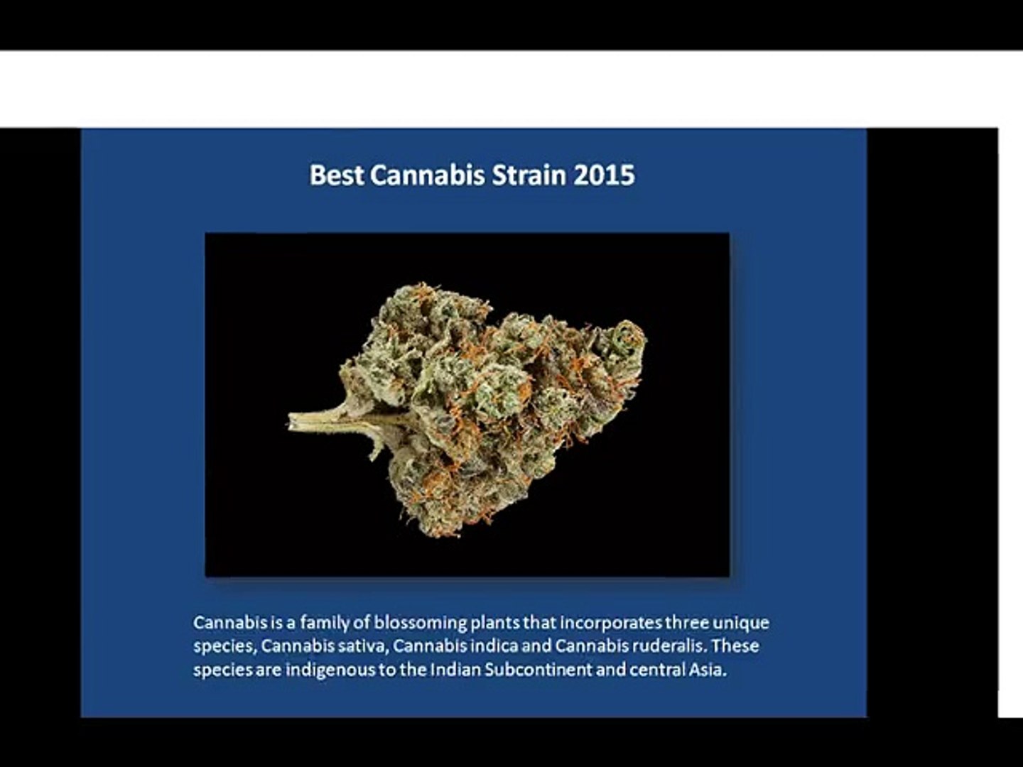 Best Cannabis Strain 2015