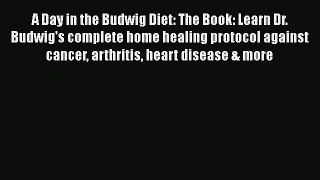 A Day in the Budwig Diet: The Book: Learn Dr. Budwig's complete home healing protocol against