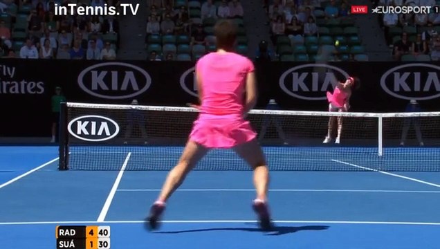 Agnieszka Radwanska 2-0 Carla Suárez Navarro - Highlights AO 2016