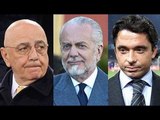 Napoli - Calcio e Fisco, accuse per Galliani, De Laurentiis e Moggi jr (26.01.16)