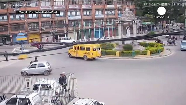 Incredible CCTV: Moment 7.9 magnitude earthquake hits Nepal Historical Earthquakes