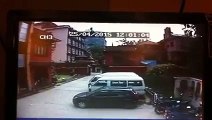 Nepal Earthquake recorded live in CCTV infront of Hotel Shakti Thamel  Historical Earthquakes