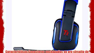 Thermaltake Shock - Auriculares de diadema cerrados (con micr?fono control remoto integrado)