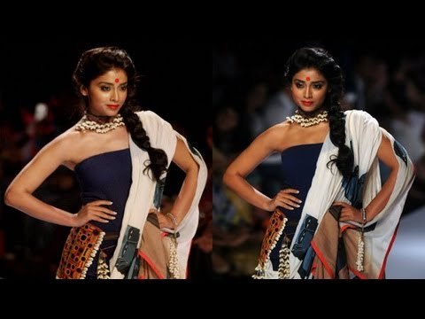 Shriya Saran Walks The Ramp For Asmita Marwa LFW 2013
