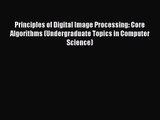 [PDF Download] Principles of Digital Image Processing: Core Algorithms (Undergraduate Topics