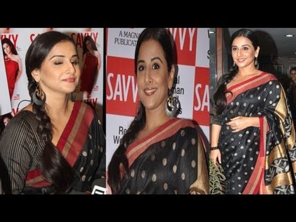 Vidya Balan Cover Unveiled of Savvy Magazine