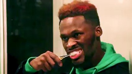 When you are choking on a toothbrush