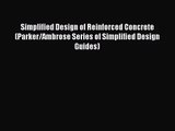 [PDF Download] Simplified Design of Reinforced Concrete (Parker/Ambrose Series of Simplified