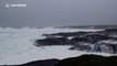 Stormy seas off the coast of Co Wexford, Ireland