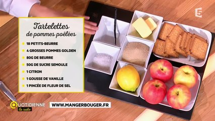 La recette du jour : tartelettes de pommes poêlées au beurre salé