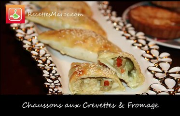 Chaussons aux Crevettes et Fromage - Cheese & Shrimp Turnovers