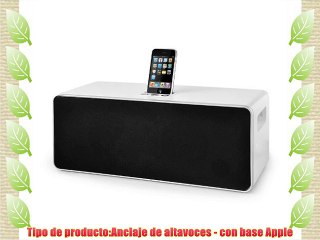 Denver IFI-710 - Altavoces y radio con puerto dock de 30W blanco