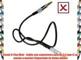 Fisual S-Flex Mini - Cable con conectores jack de 35 mm (2 m macho a macho) [Importado de Reino