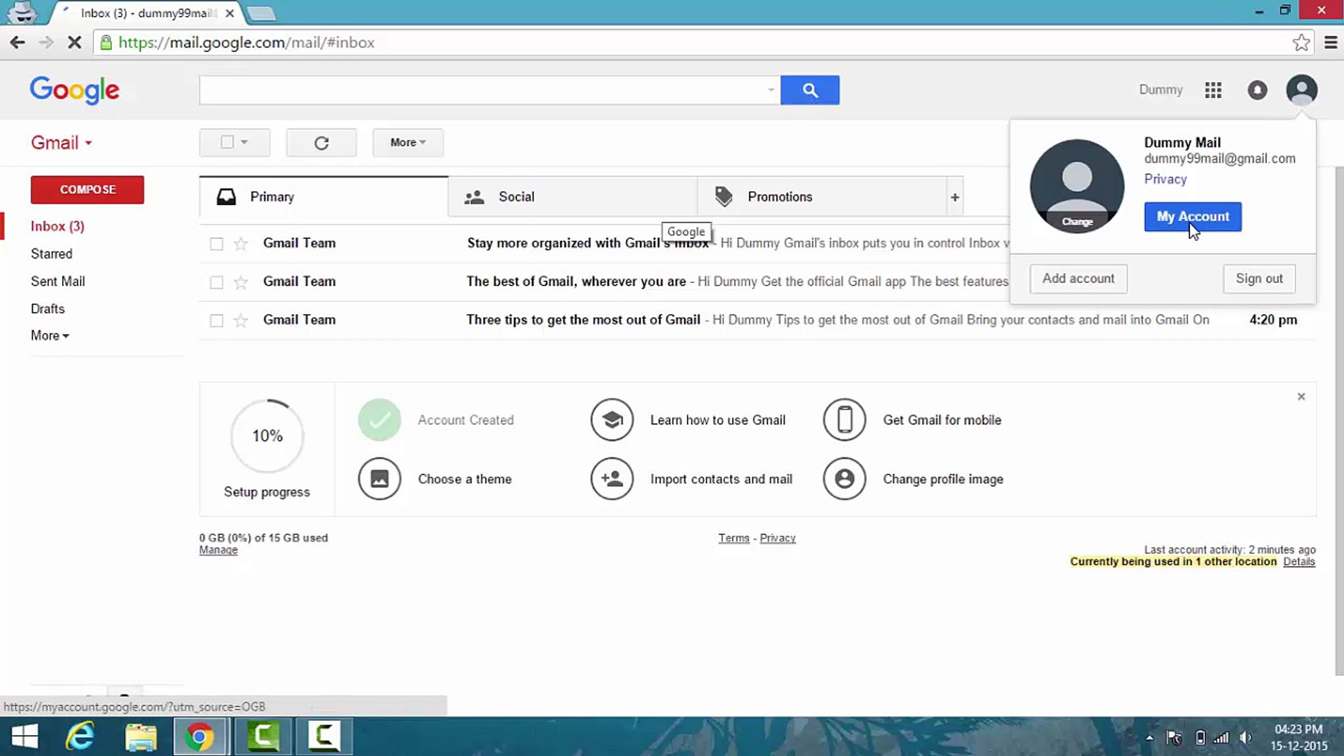 How to delete a Gmail Account permanently